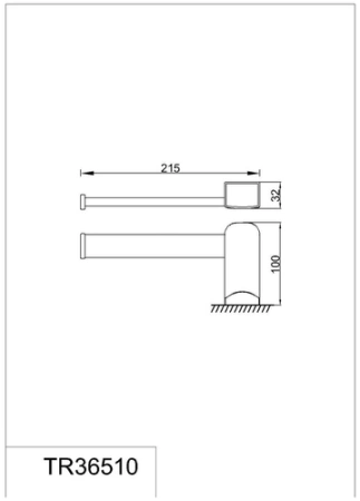 Полотенцедержатель RUSH Thira TR36510